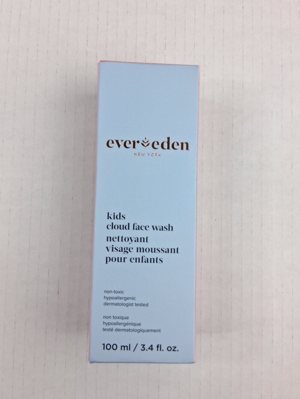 Ever Eden Kids Cloud Face Wash 3.4oz.